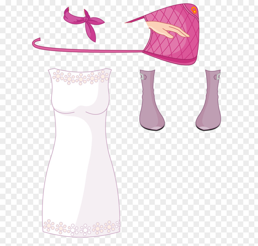 Women's Clothing Paper Doll Dress PNG