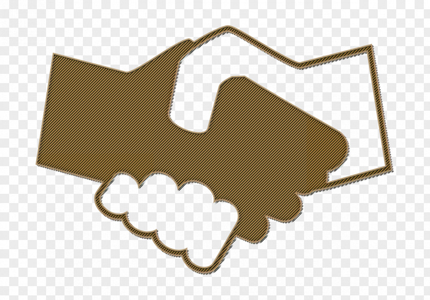 Humans Resources Icon Black And White Shaking Hands Union PNG