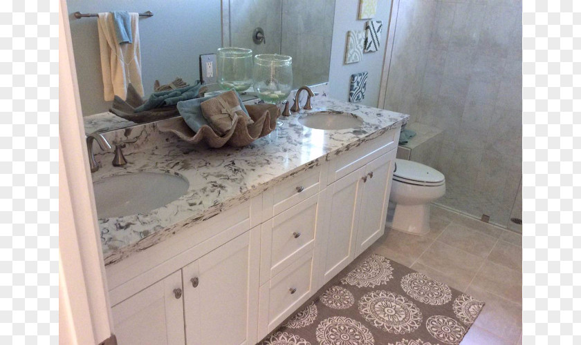 Marble Counter Bathroom Cabinet Countertop Montclair Cabinetry PNG