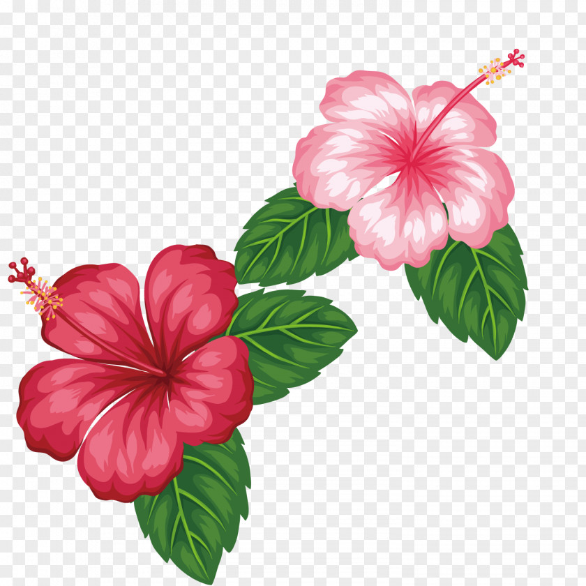 Red Flowers Royalty-free Flower Tropics Clip Art PNG