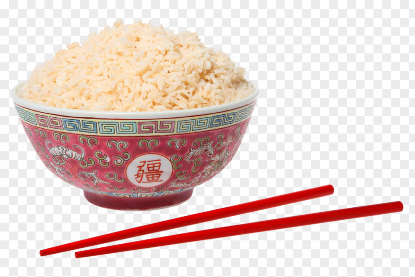 Rice Cereal Chopsticks Bowl Cooked PNG
