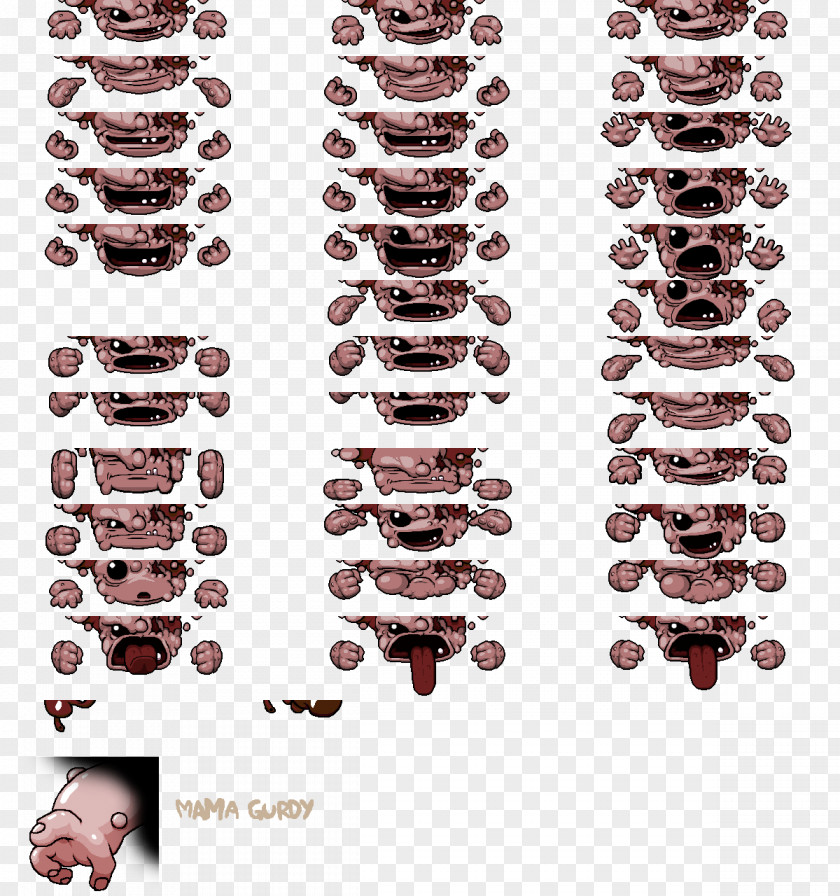 Sprite The Binding Of Isaac: Afterbirth Plus Video Games Boss PNG