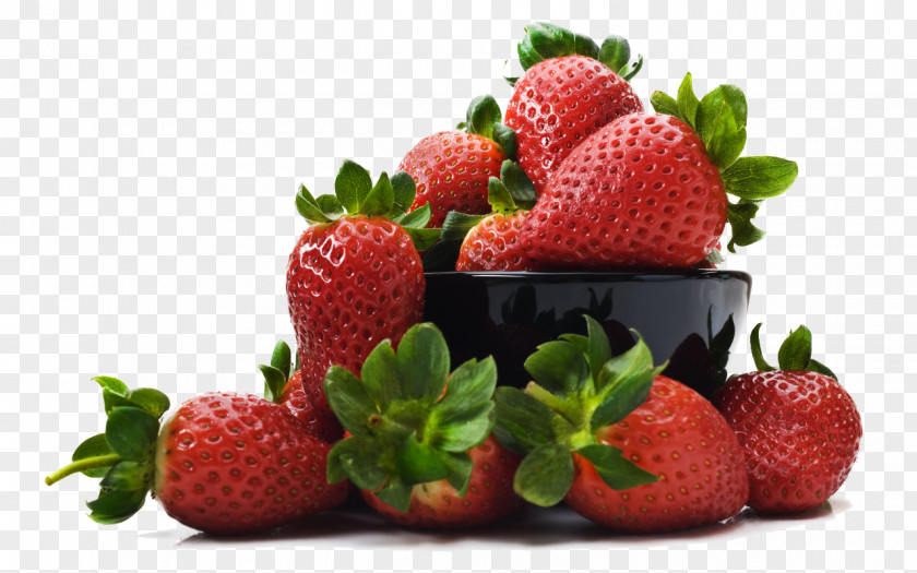 Strawberries Milkshake Juice Strawberry Fruit Food PNG