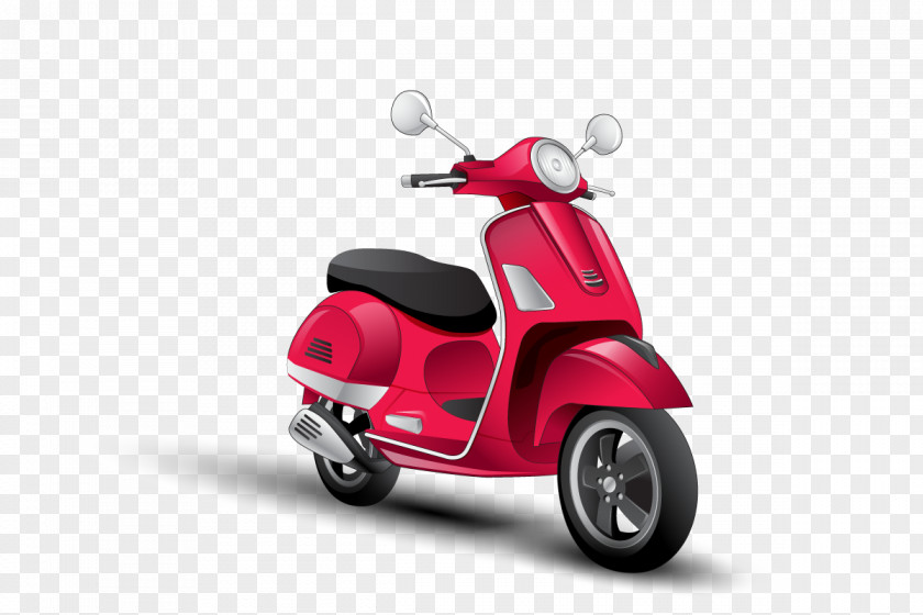 Vector Red Car Battery Two-wheeler Insurance Vehicle PNG