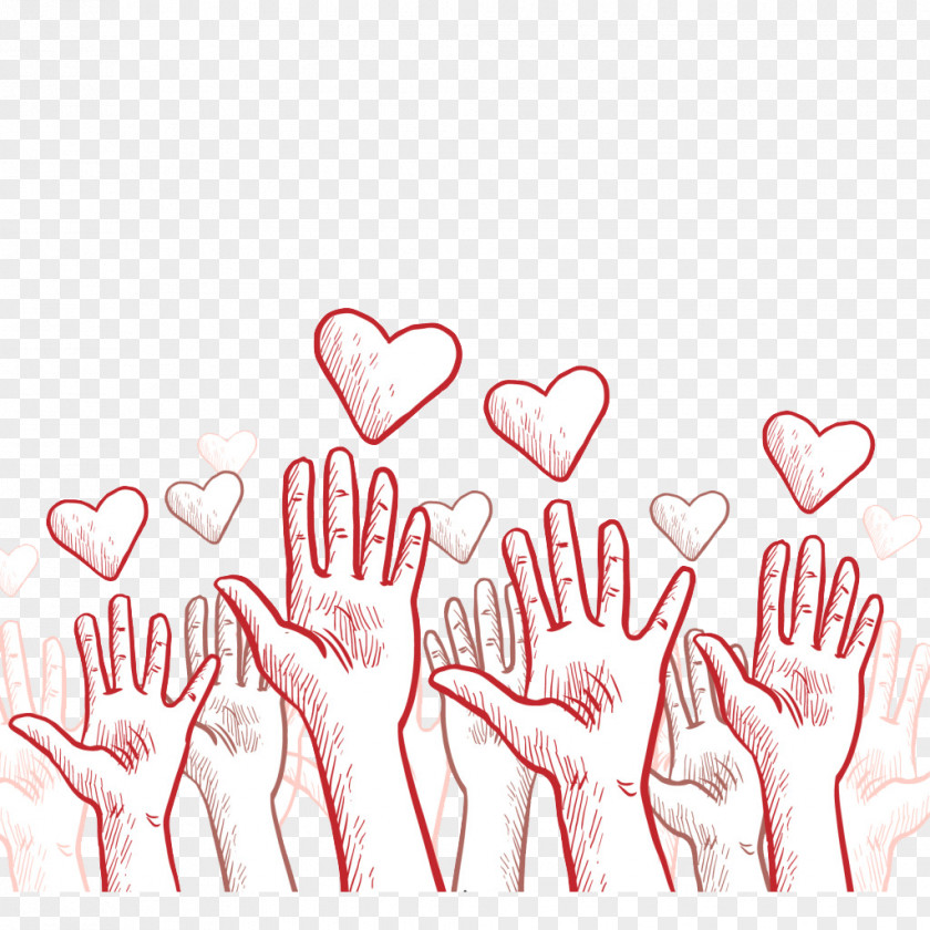 Charities Hand And Heart PNG