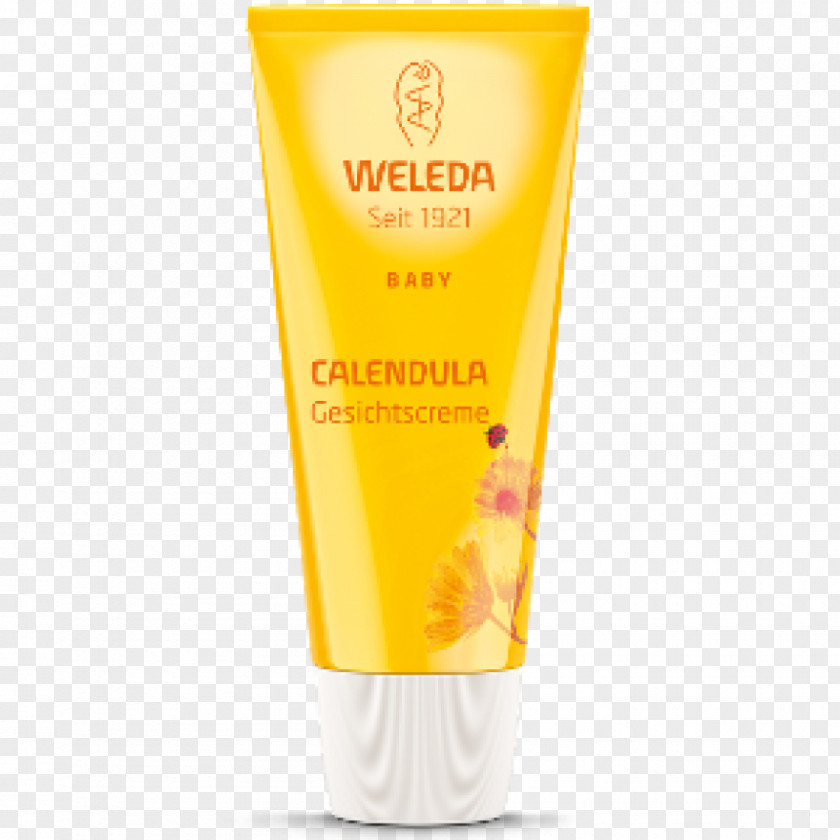 Face Lotion Weleda Baby Calendula Cream Cosmetics PNG
