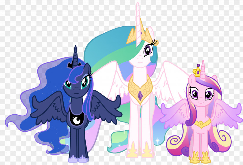 My Little Pony Princess Celestia Luna Twilight Sparkle Cadance PNG