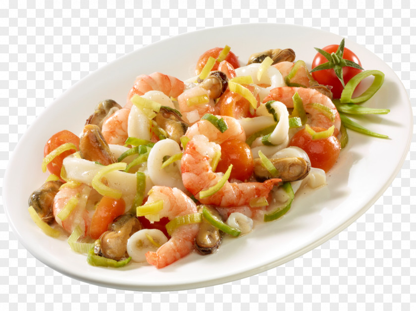 Tzatziki Crangon Antipasto Squid As Food Prawn Cocktail Salad PNG