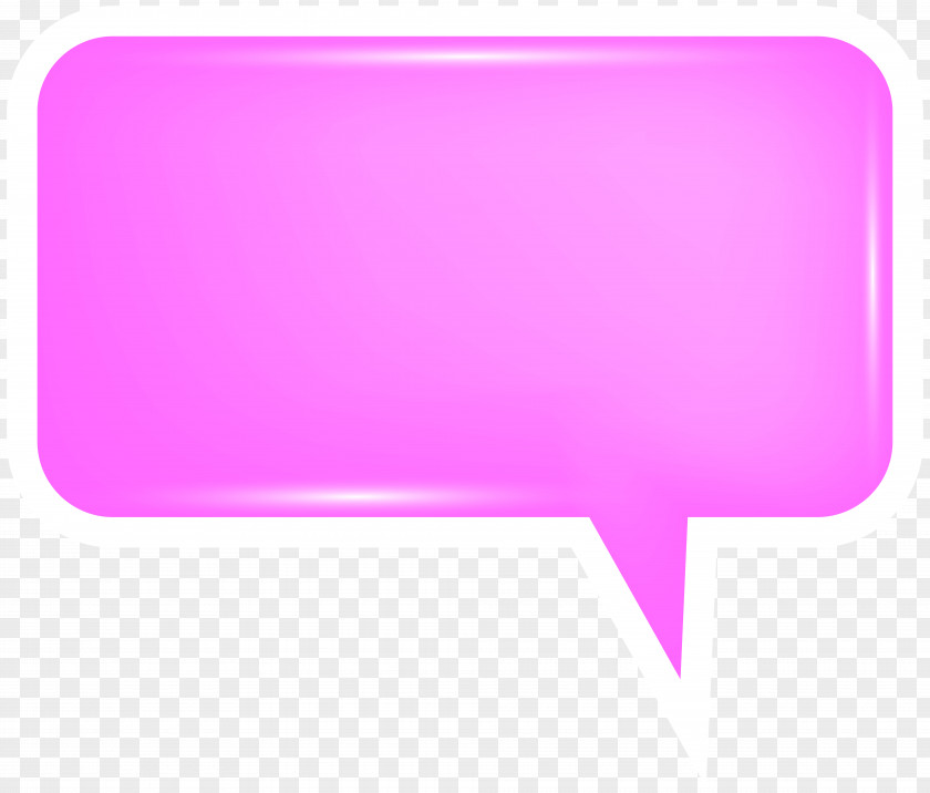 Bubble Speech Pink Transparent Clip Art Image Rectangle Font PNG