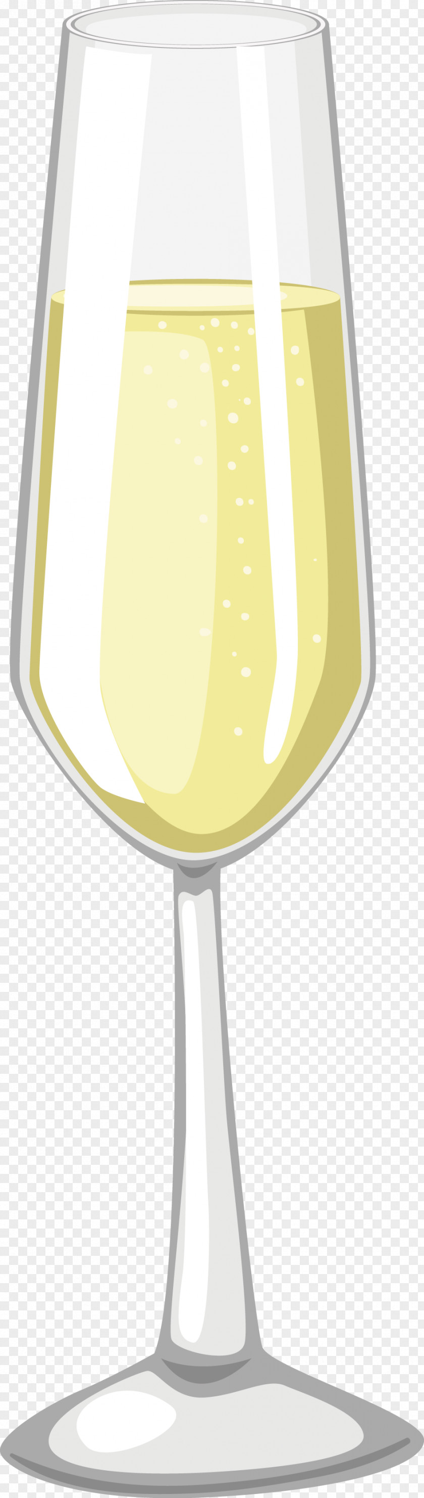 Champagne Vector White Wine Glass PNG