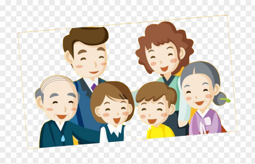 Happy Family Cartoon Child PNG
