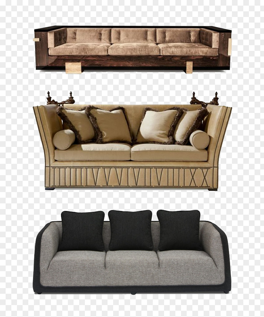 High-end Sofa Loveseat Table Couch Furniture Living Room PNG