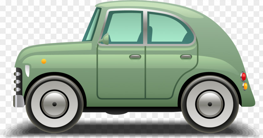 Mint Green Car PNG