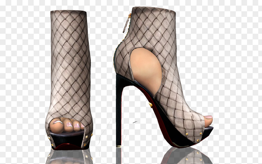 Boot Ankle High-heeled Shoe Sandal PNG