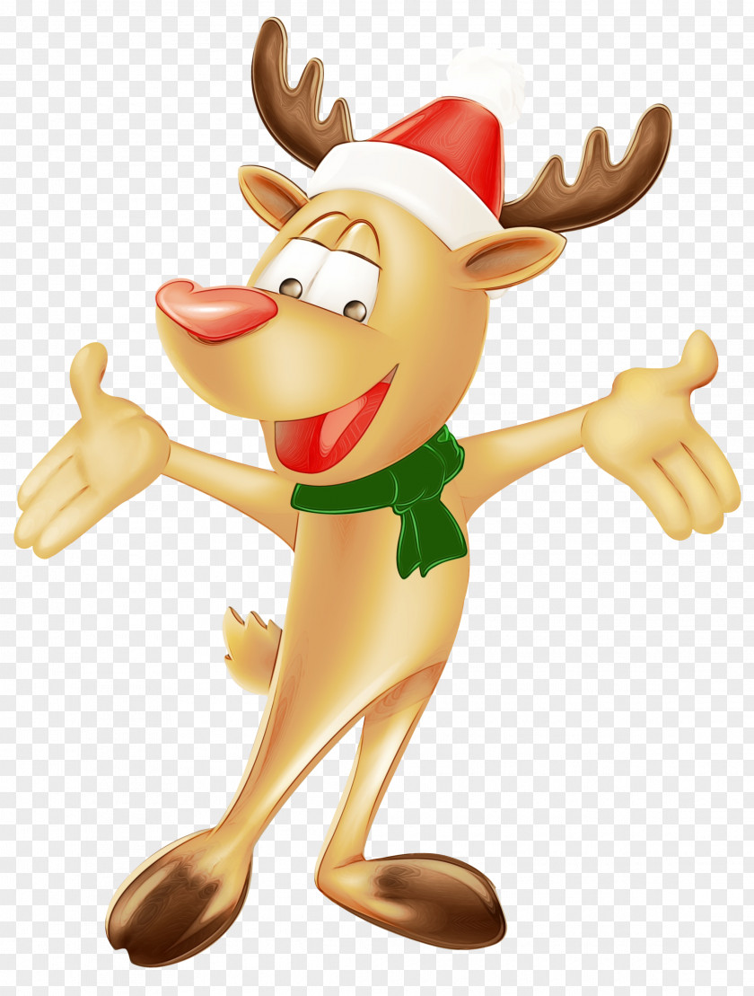 Fawn Fictional Character Christmas Stockings Cartoon PNG
