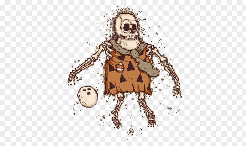 Simple Skeleton Illustrator Fred Flintstone Pearl Slaghoople Wilma T-shirt Fossil PNG