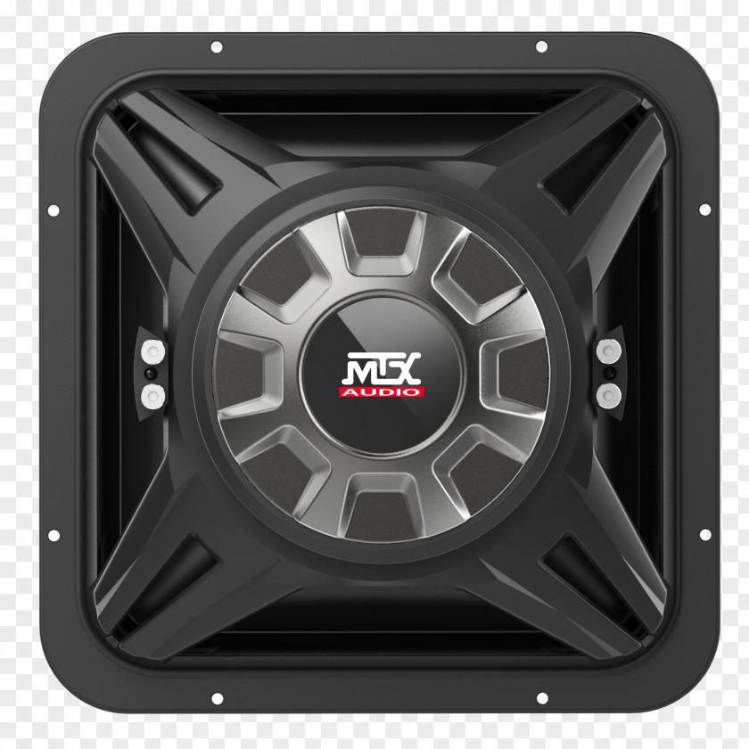 Dual Stereo Subwoofer Car MTX Audio Loudspeaker PNG