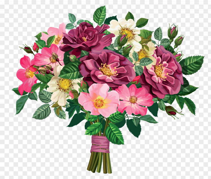 Flower Bunches Cliparts Bouquet Floral Design Drawing Clip Art PNG