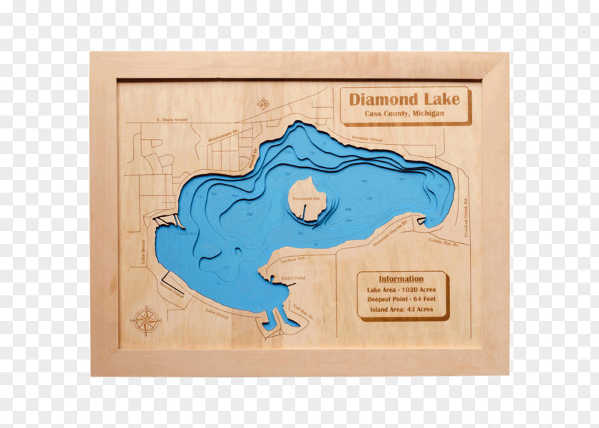 Lake Michigan O.C. Fisher Reservoir Diamond Lobdell PNG