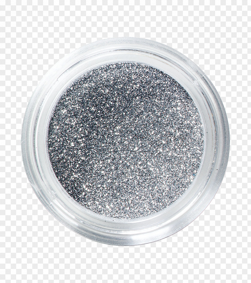 Pouring Glitter Nail Polish Art Silver PNG