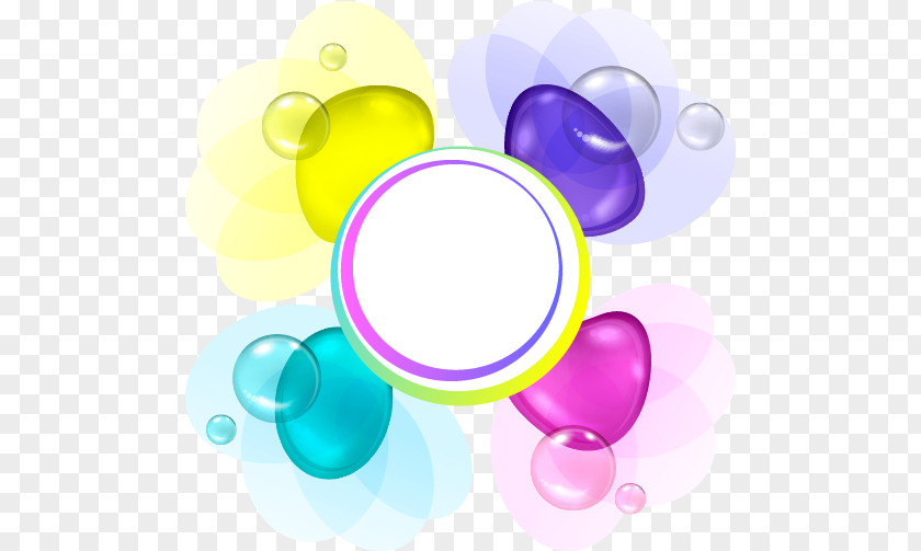 Colored Bubbles Drop Royalty-free Stock Illustration PNG