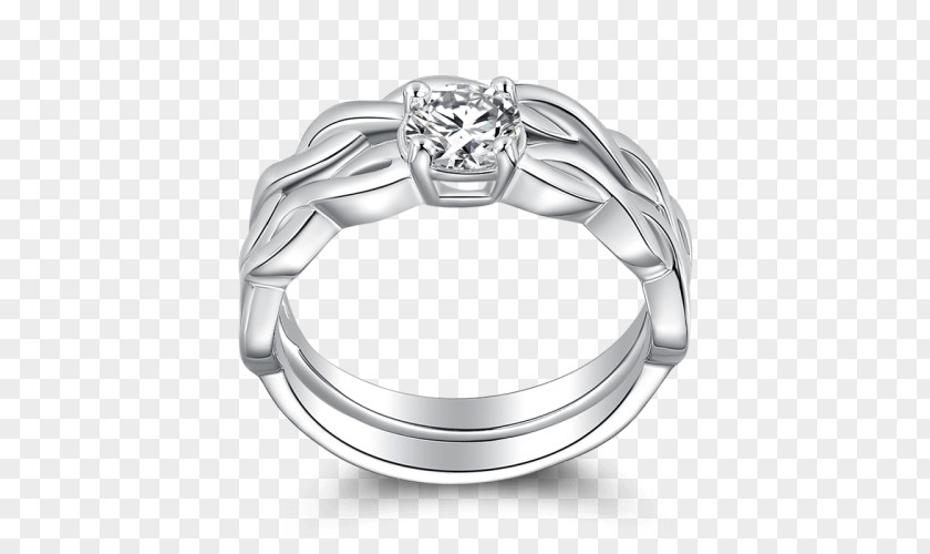 Ring Wedding Sterling Silver Bride PNG