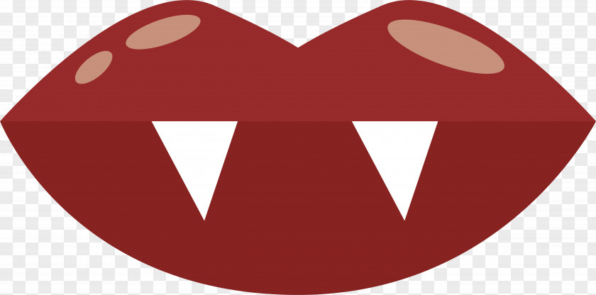 Vampire Teeth Logo Brand Heart Red Font PNG