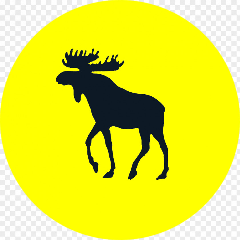Deer Moose Stock Photography Traffic Sign Warning PNG