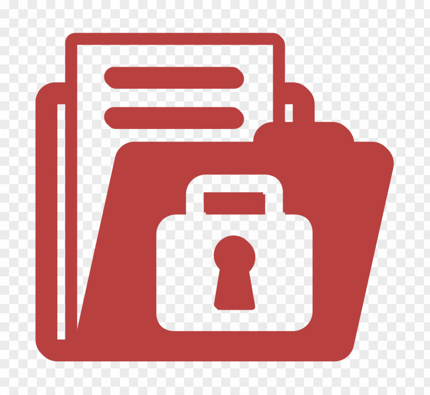Folders Icon Security Padlock PNG