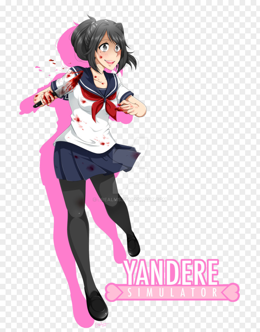 Oh The Places You Yandere Simulator YouTube Fan Art PNG
