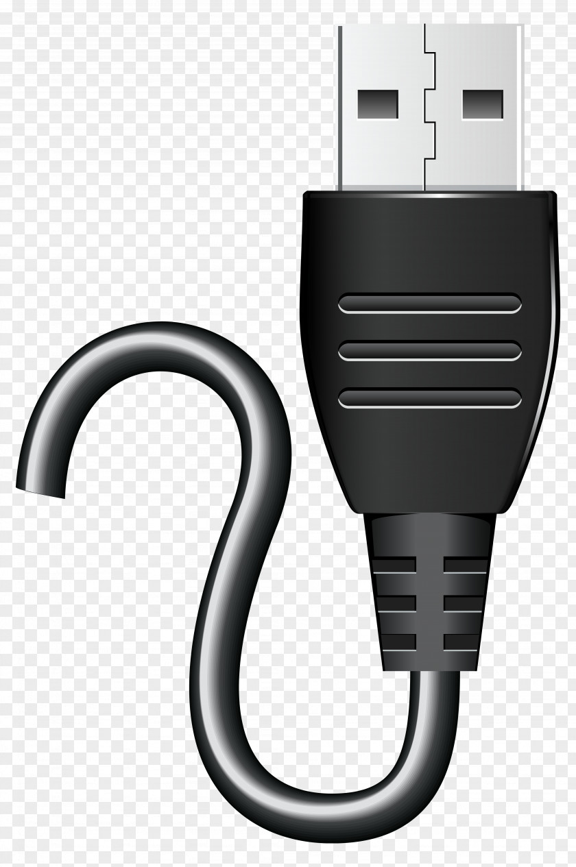 USB Flash Drives Electrical Cable Clip Art PNG