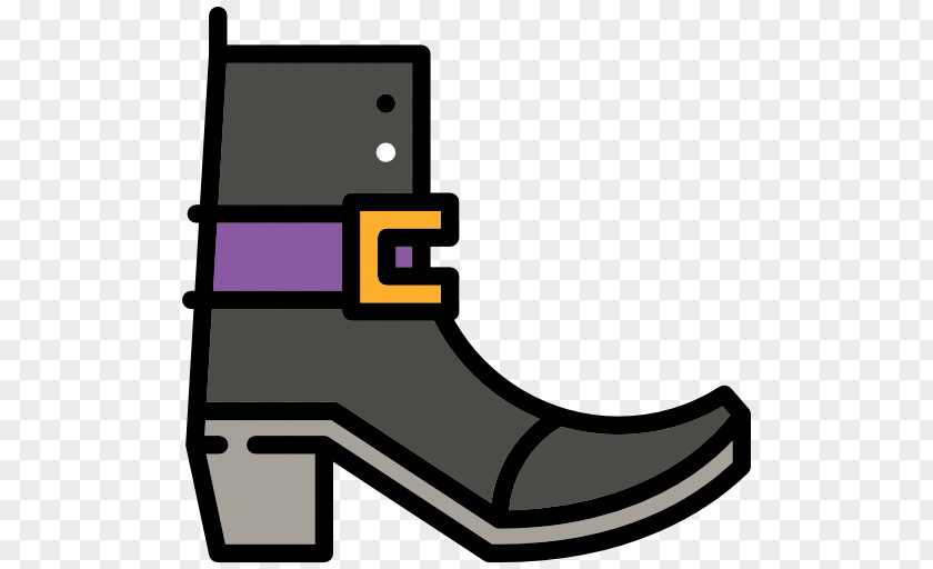 Cartoon Shoes Shoe Halloween Icon PNG