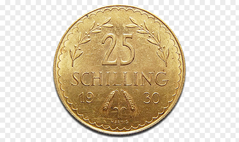 Coin Gold Perth Mint Austrian Schilling PNG