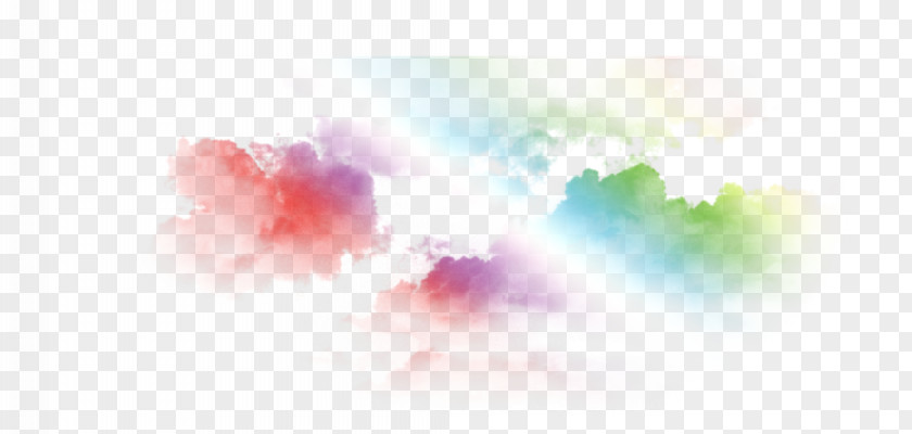 Colored Cloud Material Graphic Design Petal Pattern PNG