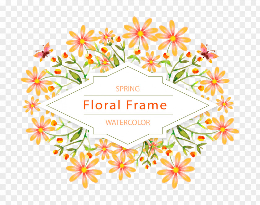 Floral Frame Vector Graphics Image Download Art PNG