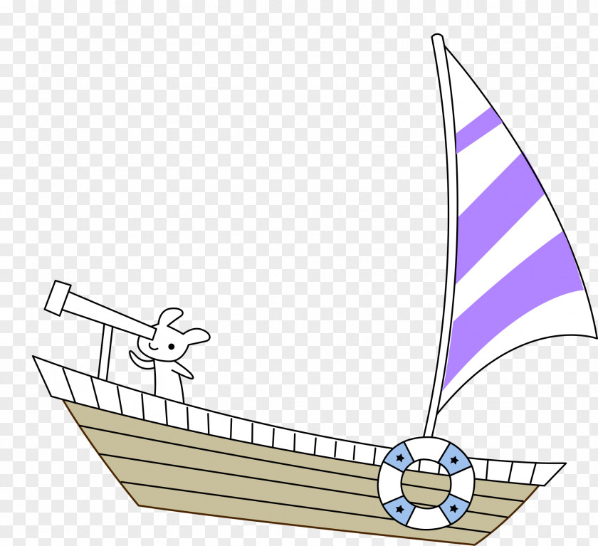 Hand-painted Sailing Drawing Watercraft Illustration PNG
