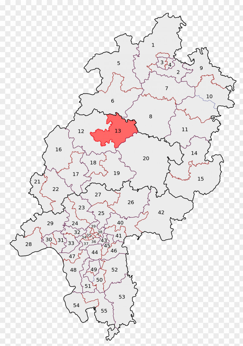 Marburgbiedenkopf Constituency Of Frankfurt Am Main II Main-Kinzig-Kreis Darmstadt-Dieburg PNG
