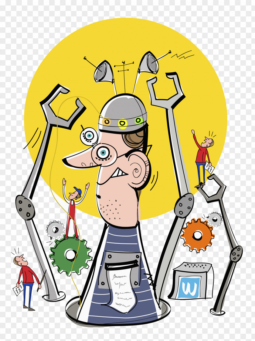 Mechanical Man Drawing Mechanic Clip Art PNG