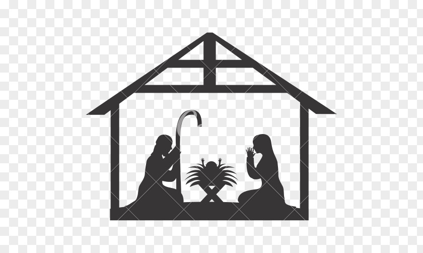 Willow Tree Nativity Stable Vector Graphics Royalty-free Stock Illustration Christmas Day PNG