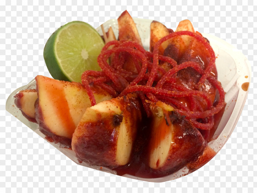 Apple Mexican Cuisine Fruit Cup Chile Relleno Chamoy Dish PNG