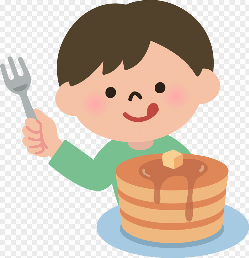 Breakfast Pancake Clip Art Openclipart Eating PNG