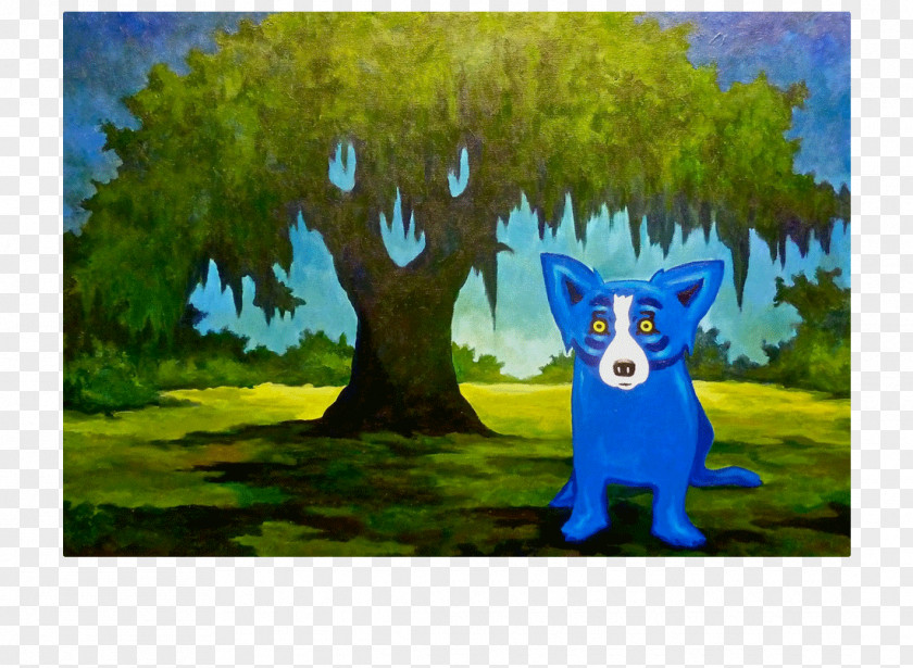 Dog Why Is Blue Blue? Painting Artist PNG