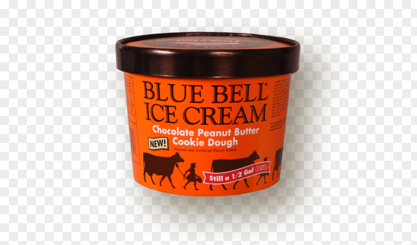 Ice Cream Peanut Chocolate Butter Cookie Milk Blue Bell Creameries PNG