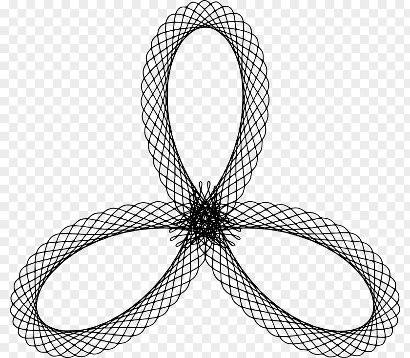 Line Hypocycloid Roulette Curve Spirograph PNG