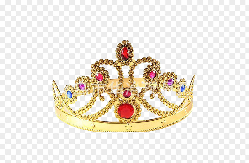 Golden Crown Headpiece Birthday PNG