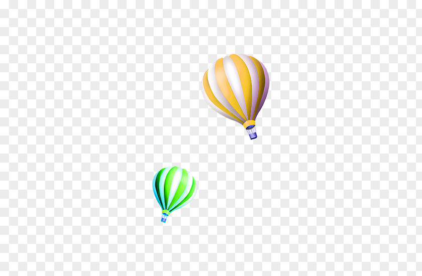 Green Hot Air Balloon Flyers Chin Decoration Material Designer PNG