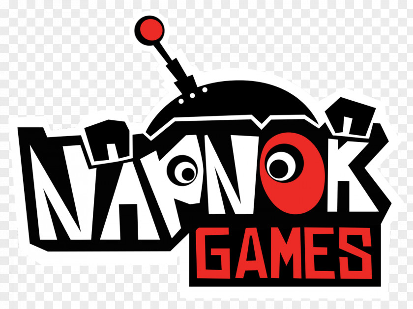 NapNok Games Logo Affordable Space Adventures Graphic Design PNG