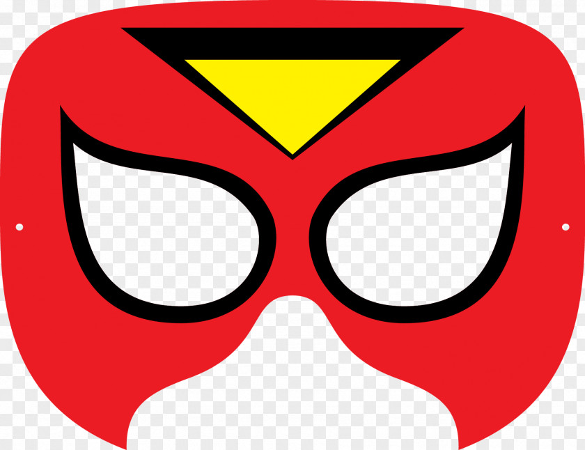 Superhero Spider-Man Diana Prince Mask Template Clip Art PNG