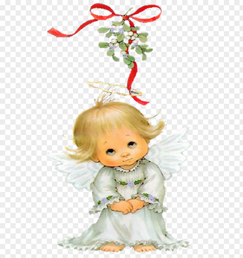 Angel Christmas Ornament Guardian Doll PNG