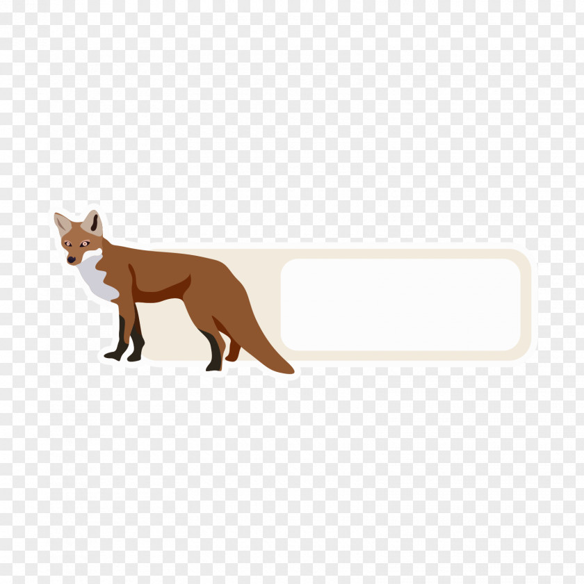 Gray Fox Language Box Adobe Illustrator Euclidean Vector PNG